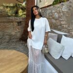 Robe dentelle blanc