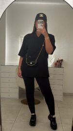 Blazer manche courte noire
