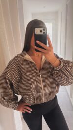 Veste detail marron – Image 3