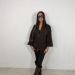 Gilet marron 6156 (taille unique)